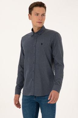 Erkek A__k Lacivert Uzun Kollu G_mlek - U.s. polo assn фото 3