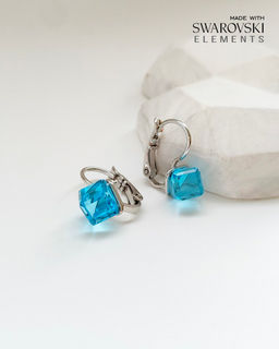 Серьги с кристаллами Swarovski