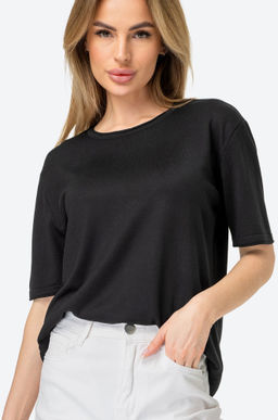 Женская футболка из вязаного трикотажа Happy Fox  фото 5