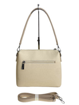 Женская сумка из искусственной кожи, цвет молочный - Greta фото 2