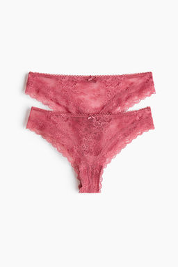 Pack de 2 bragas Brazilian de encaje - H&m фото 2