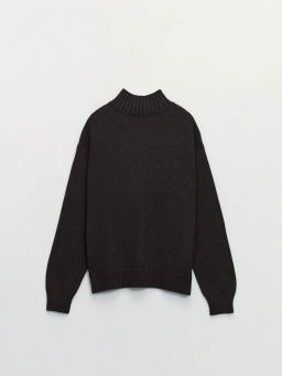 Свитер с высоким горлом с добавлением шерсти / Zarina