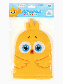 Мочалка детская для купания, варежка, из махры, ЦЫП-ЦЫП