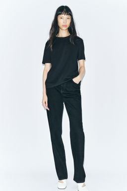 BASIC COTTON T-SHIRT - Zara фото 46