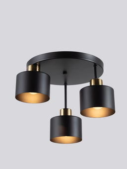Светильник подвесной TR8121, 3хE27, 40 Вт, 37×26.5 см, чёрный