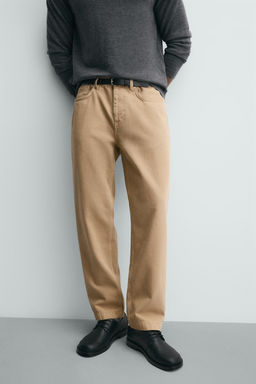 WASHED REGULAR FIT JEANS - Zara фото 4