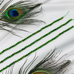 Бусины для украшений из Хромдиопсида огранка