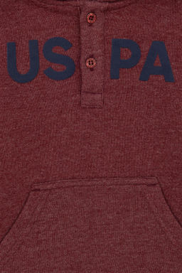 U. S. Polo Assn / Базовый свитшот бордового цвета для мальчика - U.s. polo assn фото 3