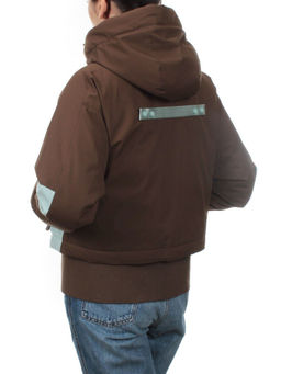 H24-381 BROWN MENTHOL Куртка зимняя женская (80% пух / 20% перо) M - 44 российский - Fashion фото 7