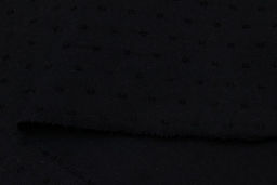 Фактурный хлопок Шарики цв.черный, ВИД2, ш.1.45м, батист, хлопок-100%, 60гр/м.кв - Купава фото 2