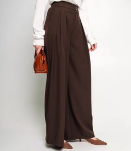 Брюки #КТ1873, шоколадный - Dommod фото 3