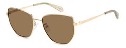 Солнцезащитные очки POLAROID PLD 4204/G/S/X Золотой, женские