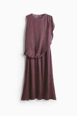 Vestido drapeado de sat?n - H&m фото 2