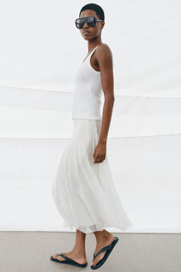 CAMISETA TIRANTES / Blanco - Zara фото 3