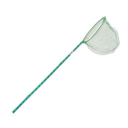 Цена за 2 шт. Сачок детский, бамбуковая ручка в горох 60 см, d=20 см, цвета МИКС