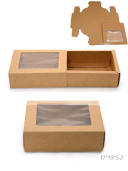 Цена за 10 шт. Коробка подарочная складная 17х13х5,2 см / B1713 /уп 12/600/