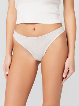 Цена за 2 штуки! Трусы слипы женские серые серый меланж 4306-А 412621 - Mark formelle фото 2