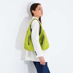 Сумка-мешок на молнии, 3 наружных кармана, цвет зелёный - Simaland фото 8