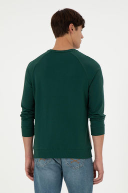 Мужской темно-зеленый свитшот Неожиданная скидка в корзине - U.s. polo assn фото 5