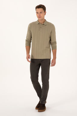 Erkek A__k Haki Sweatshirt - U.s. polo assn фото 4