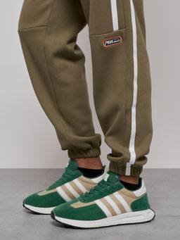 Спортивный костюм мужской трикотажный демисезонный цвета хаки 12011Kh - Mtforce фото 14