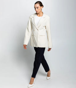 Жакет #КТ20723, кремовый