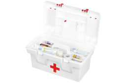 Ящик для медикаментов-аптечка 16 л 40,5*23,5*21 см Массимос крыш.с 2-мя защел.и 2-мя органай+вклад - Elan gallery фото 19