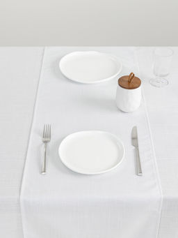 Дорожка настольная, 40х160 см, полиэстер, бело-серебристая, Floe - Anna lafarg фото 2