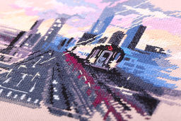 Набор для вышивания PANNA Скетчевые зарисовки GM-7269 Метро Нью-Йорка 21.5 х 16.5 см