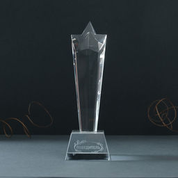 Наградная фигура стела Звезда - Победитель, 6.5?6.5?23 см