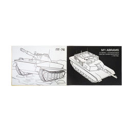 Раскраска с наклейками Танки, 16 стр. - Буква-ленд фото 3