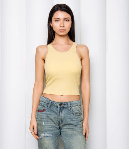 Топ #КТ2705, горчичный