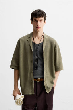 TEXTURED KNIT SHIRT - Zara фото 2