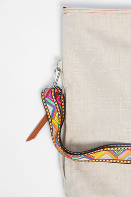 Сумка-торба Комби (оранжево-молочная) СТ08