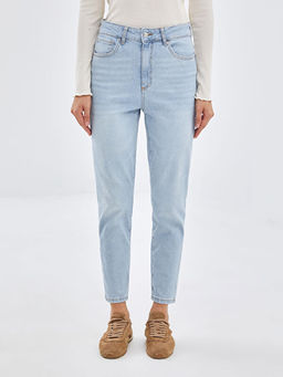 Mom Fit Kad?n Jean Pantolon