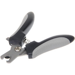 Цена за 2 шт. Когтерез для животных "ПРЕМИУМ - МОЙ БРО", прорезиненная ручка, цвет серый/черный, 6*12см