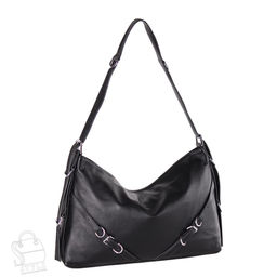 Сумка женская кожаная 3246Q black Polina&Eiterou/30  фото 2