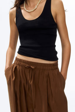 Pantal?n barrel con cord?n de ajuste - H&m фото 6
