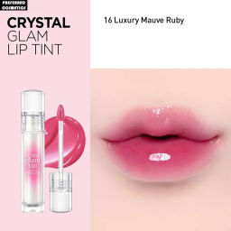 Crystal Glam Tint 016 Luxury Mauve Ruby - Сияющий глянцевый тинт для губ (Роскошный лиловый рубин), 3,4 г