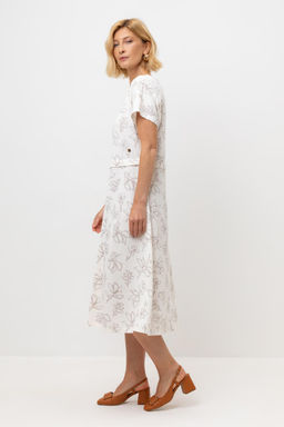 ЕВТ 5079/гардения,нежная магнолия платье жен