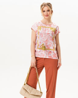 Туника кимоно с атласной полочкой 04.4.15 - Elena sorti фото 6