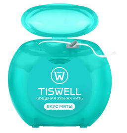 TISWELL зубн.нить вощеная 50м Мятная