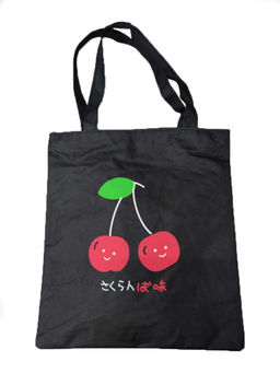 Сумка шоппер черная с цветными принтами в ассортименте - Storyland фото 8