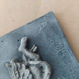 Паста с эффектом трещин матовая Графит