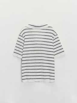 Рубашка свободного кроя в полоску ZR2605023406-5 / Zarina