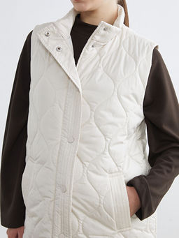 Dik Yaka Kapitone Kad?n ?i?me Yelek