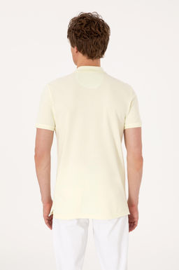 Erkek Slim Fit Polo Yaka Limon Basic Ti__rt Sepette S_rpriz _ndirim - U.s. polo assn фото 5