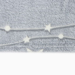 Плед светящийся Casa Conforte Stella 100х150см, серый, фланель 190 гр/м, пэ100%  фото 6