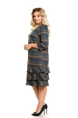 Платье 1039 синяя клетка - Novita фото 11