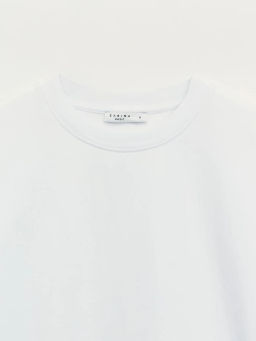 Базовая футболка оверсайз из хлопка / Zarina  фото 3